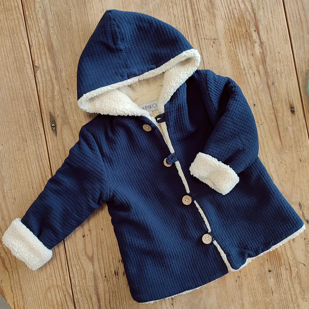 Manteau enfant marine Chataignier