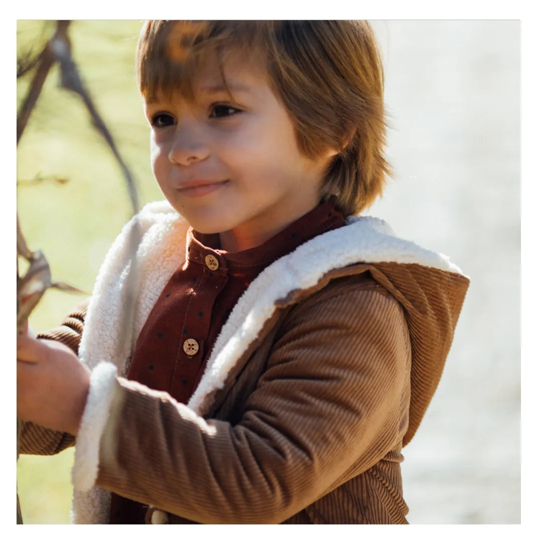 Manteau enfant praline Chataignier