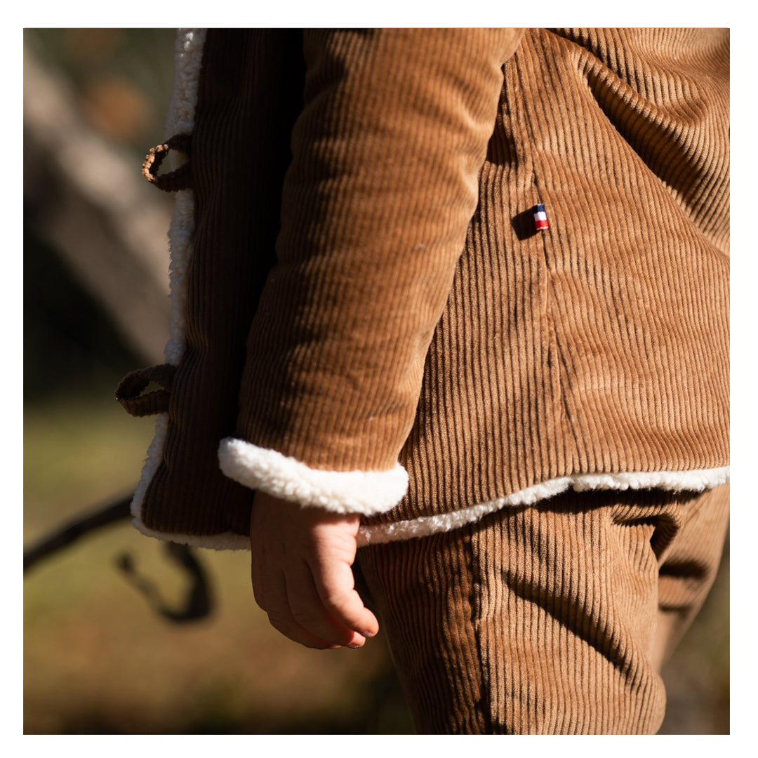 Manteau enfant praline Chataignier