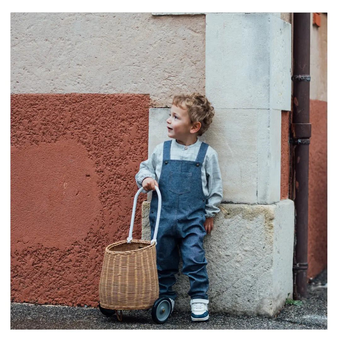 Salopette bébé jeans Réglise