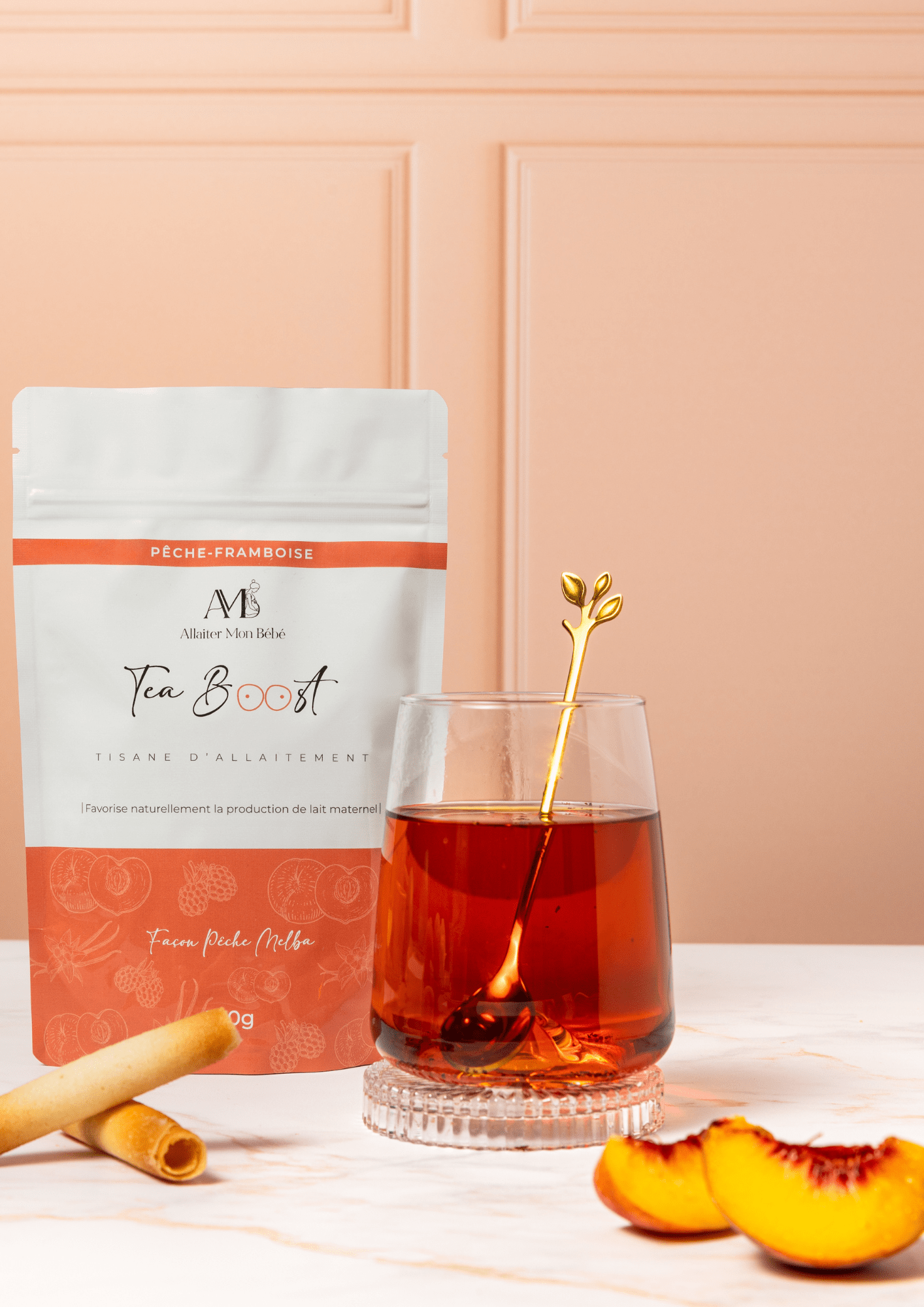 Teaboost Pêche Melba : Tisane d'Allaitement