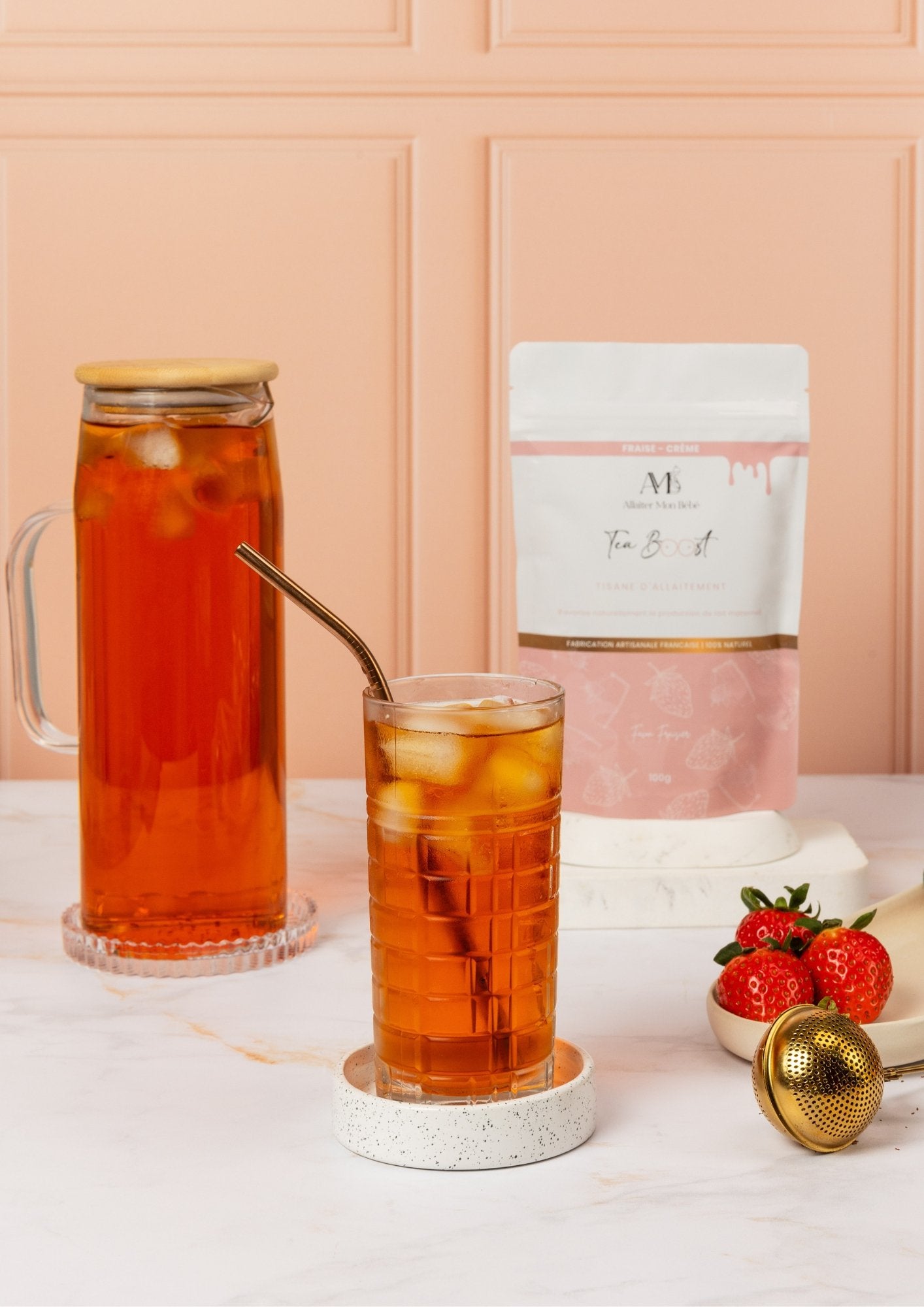 Teaboost Fraisier : Tisane d'Allaitement