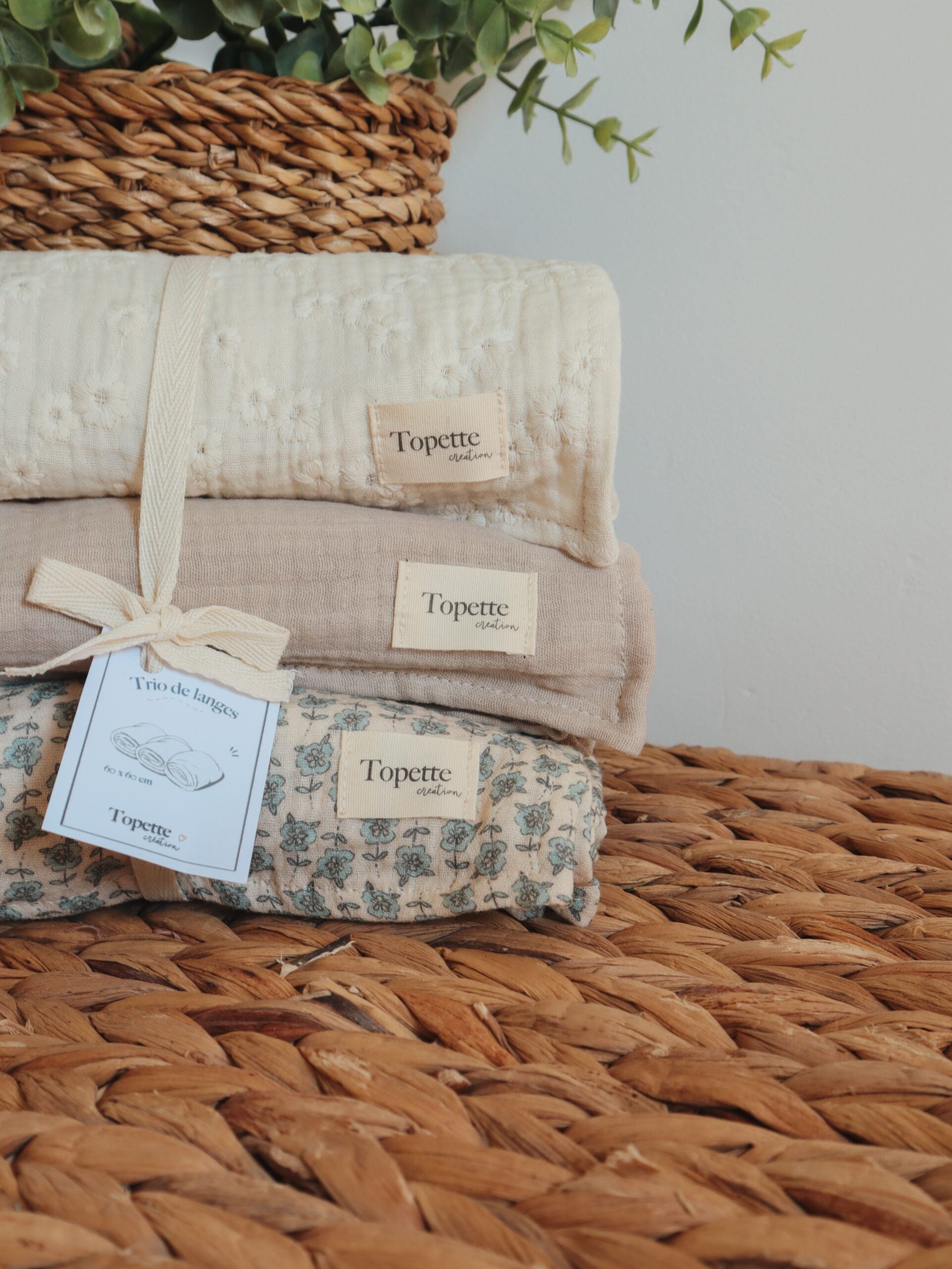 Trio de langes Bloom