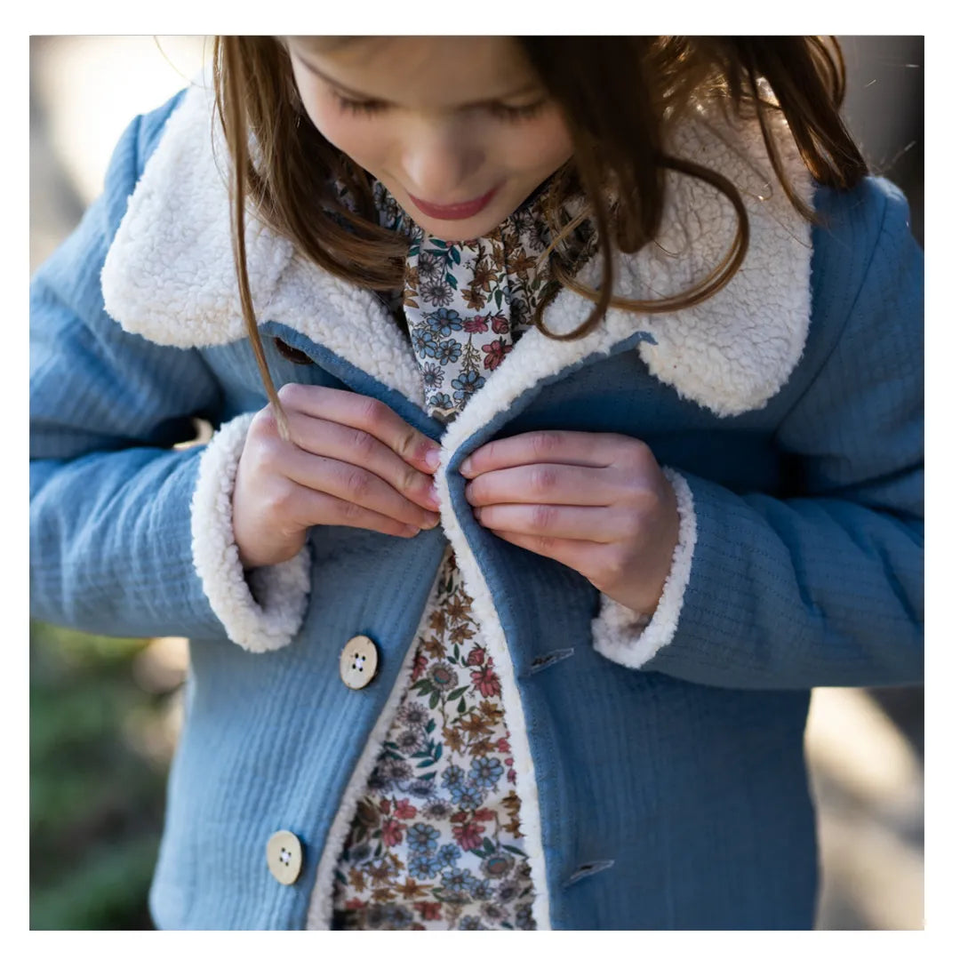 Veste enfant réversible Sauge