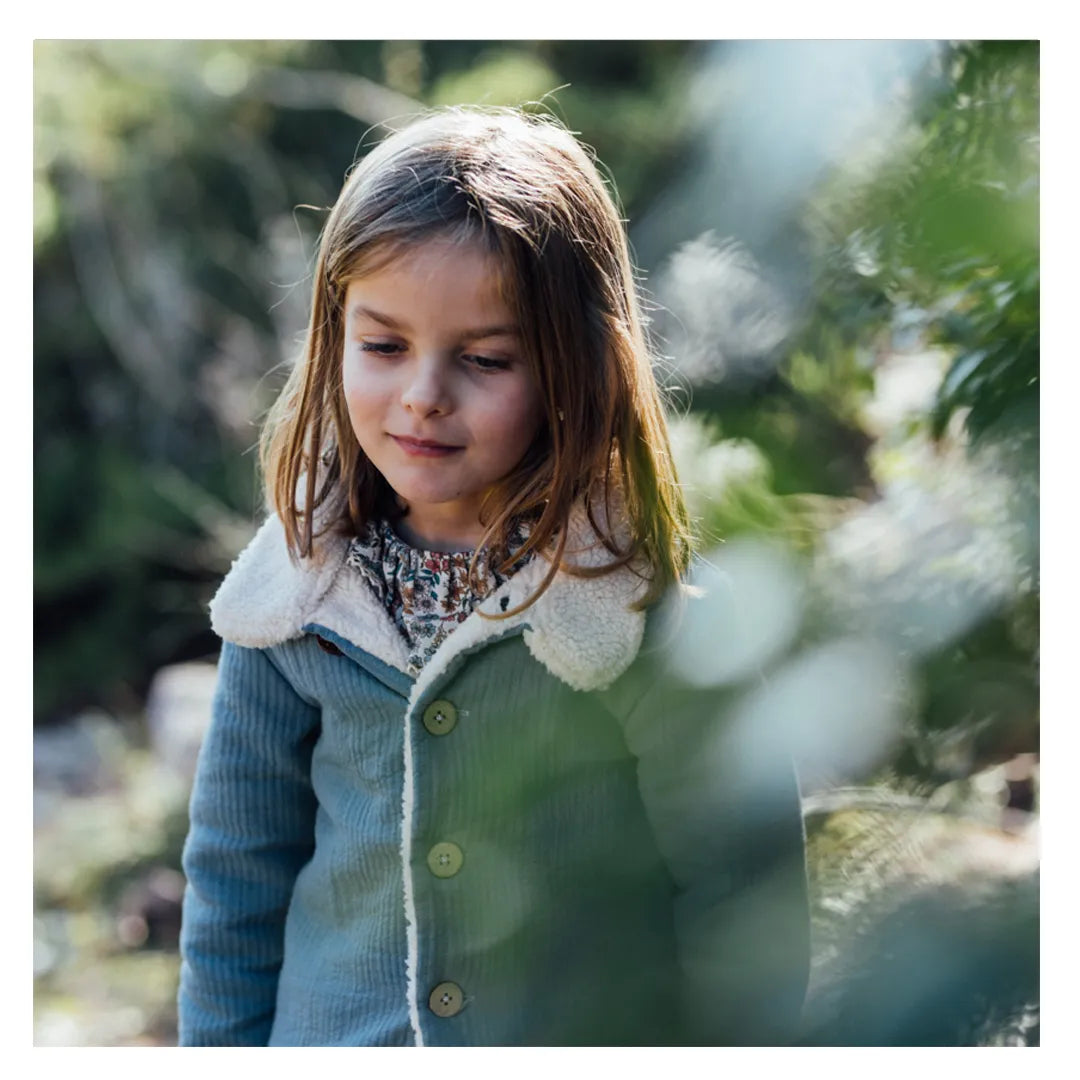 Veste enfant réversible Sauge